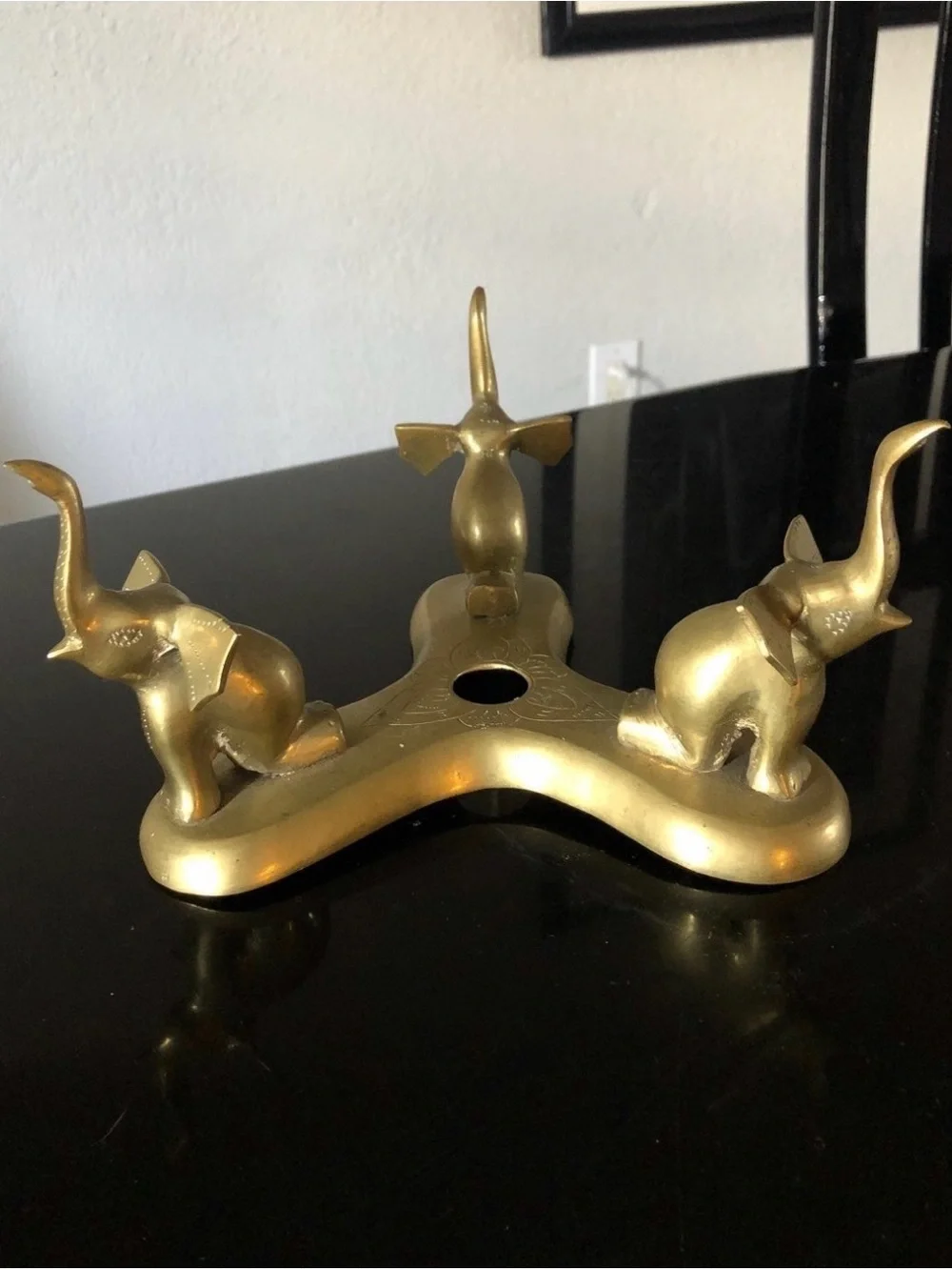 Brass Elephants Stand